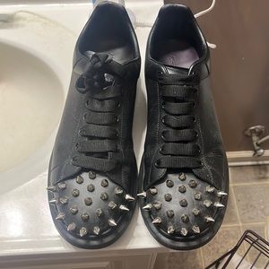 Alexander McQueen oversized black studded men’s 11.5
